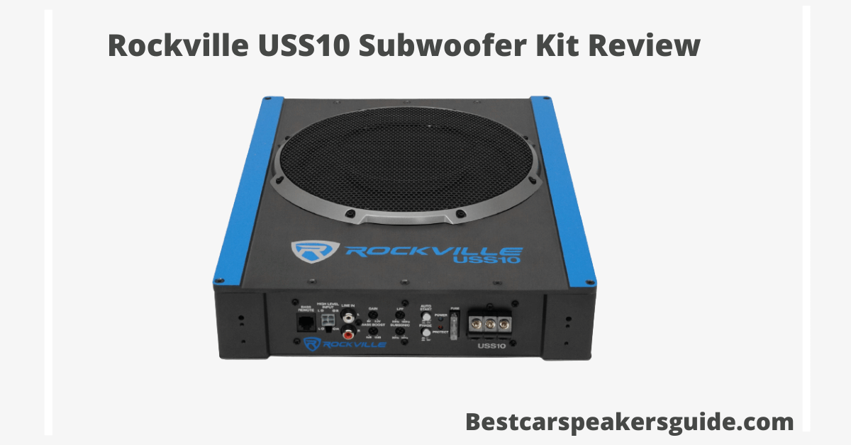 Rockville USS10 10 Inch Under Seat Subwoofer Kit Review
